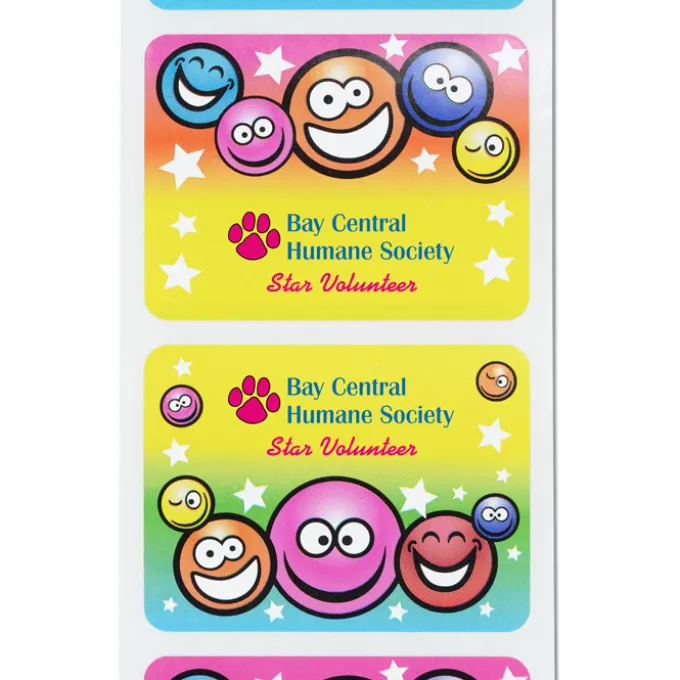 Super Kid Sticker Roll - Smiley Faces
