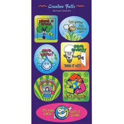 Super Kid Sticker Sheet - Go Green