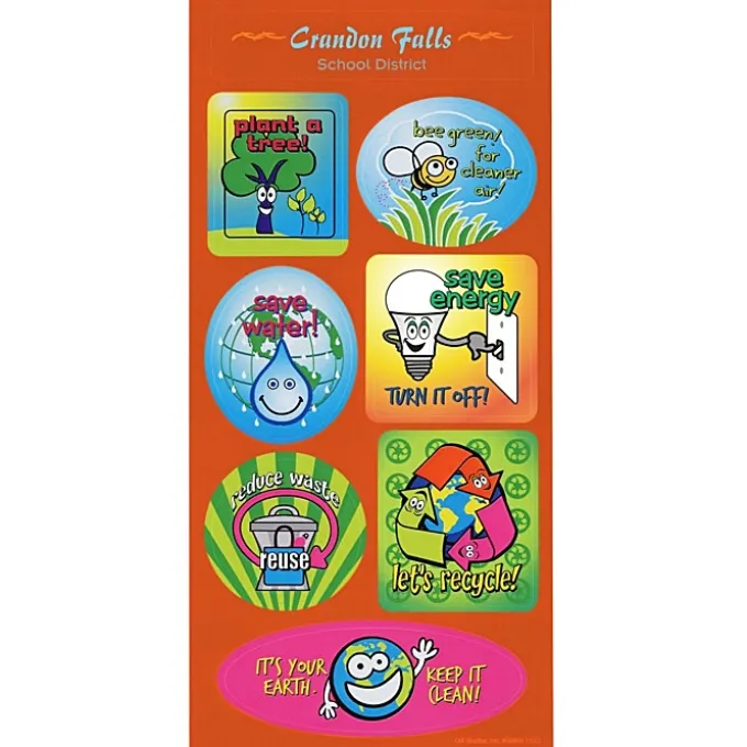 Super Kid Sticker Sheet - Go Green
