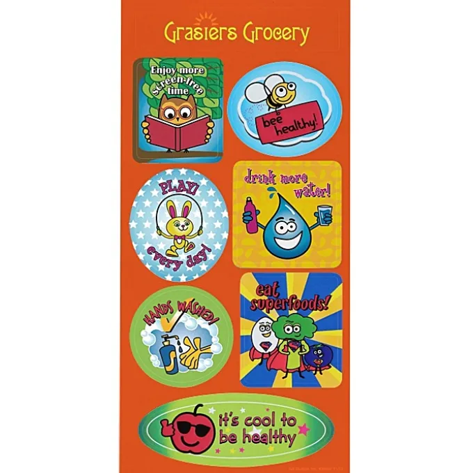 Super Kid Sticker Sheet - Healthy Habits