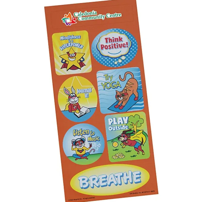 Super Kid Sticker Sheet - Superhero Mindfulness