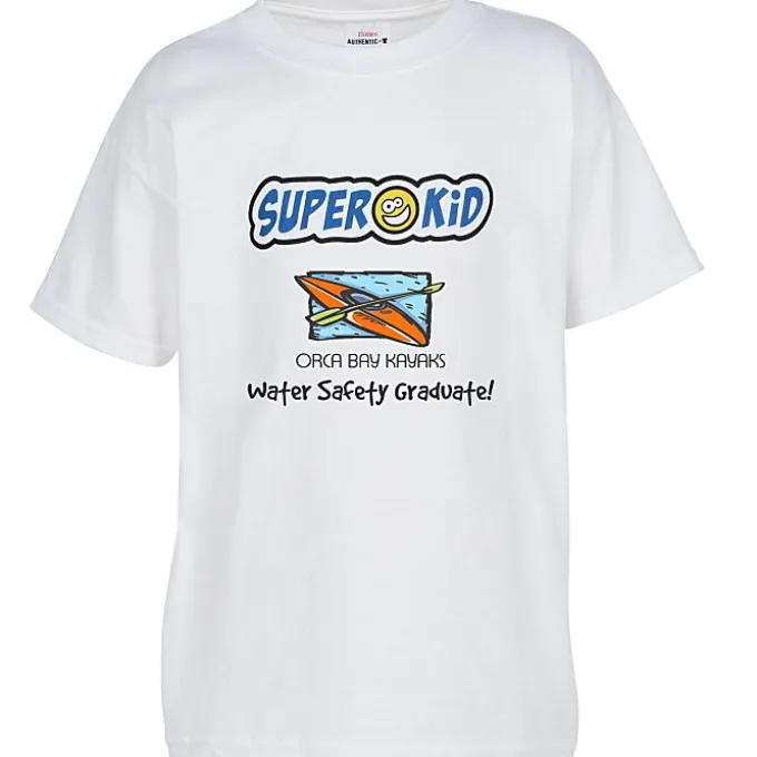 Super Kid T-Shirt - Youth - Full Color - White