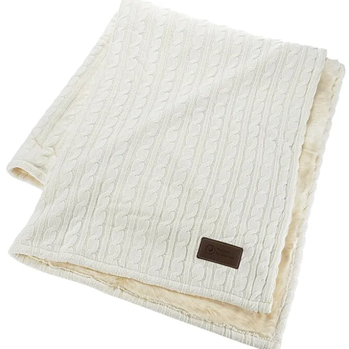 Supreme Cable Knit Cotton Throw