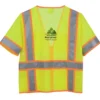 Surveyor Zippered Two-Tone Short-Sleeve Vest