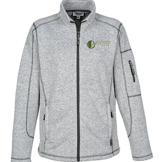 Sweater Knit Fleece Jacket - Ladies' - 24 hr