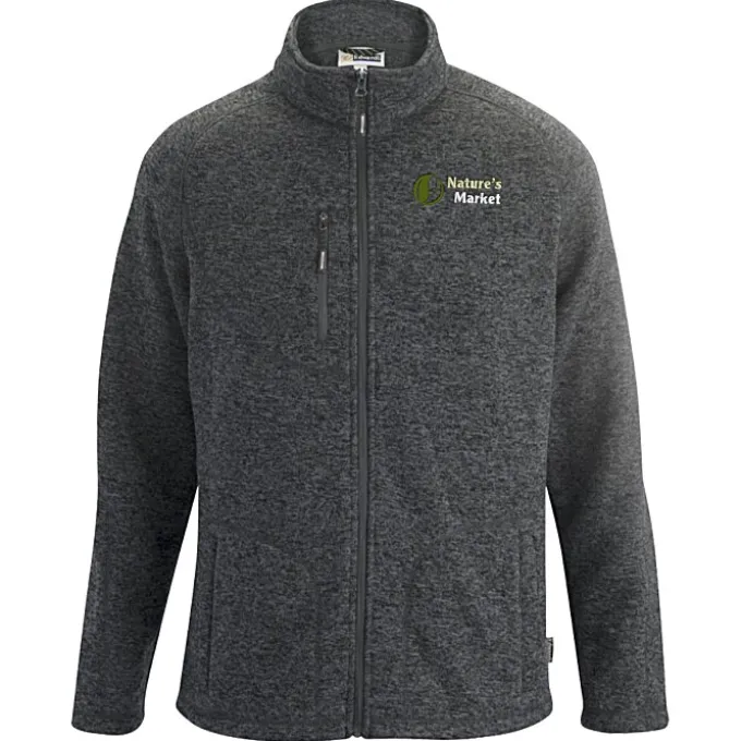 Sweater Knit Fleece Jacket - Men's