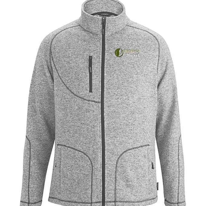Sweater Knit Fleece Jacket - Men's