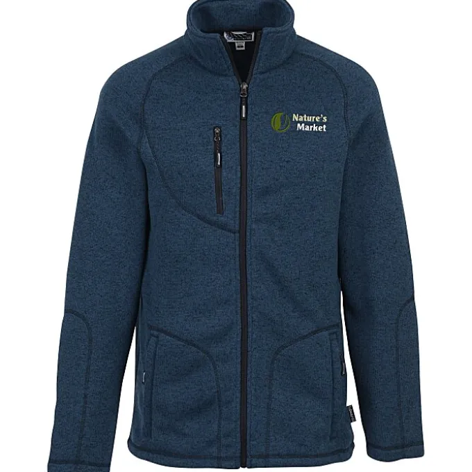 Sweater Knit Fleece Jacket - Men's