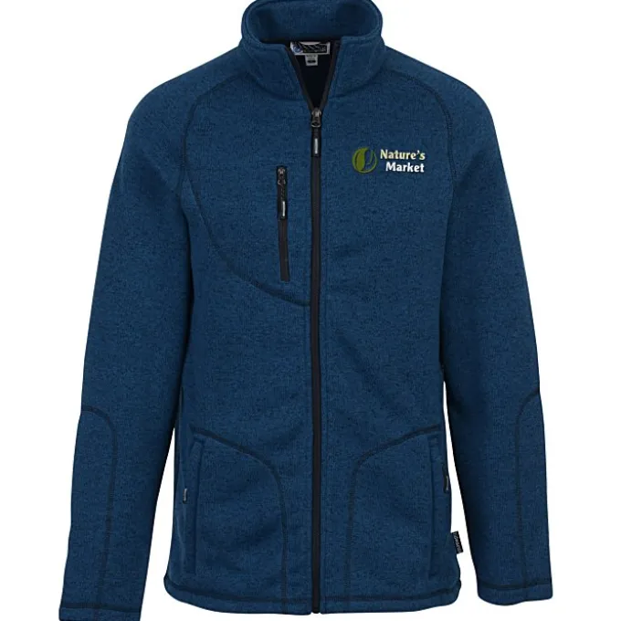 Sweater Knit Fleece Jacket - Men's - 24 hr