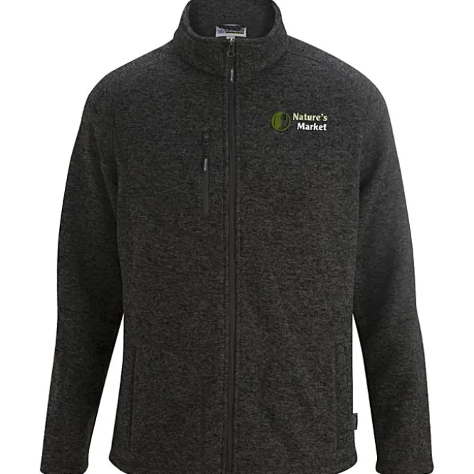 Sweater Knit Fleece Jacket - Men's - 24 hr