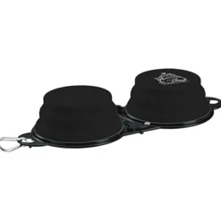 Tag Along Dual Collapsible Pet Bowl