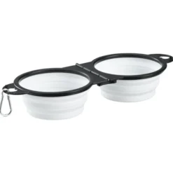 Tag Along Dual Collapsible Pet Bowl