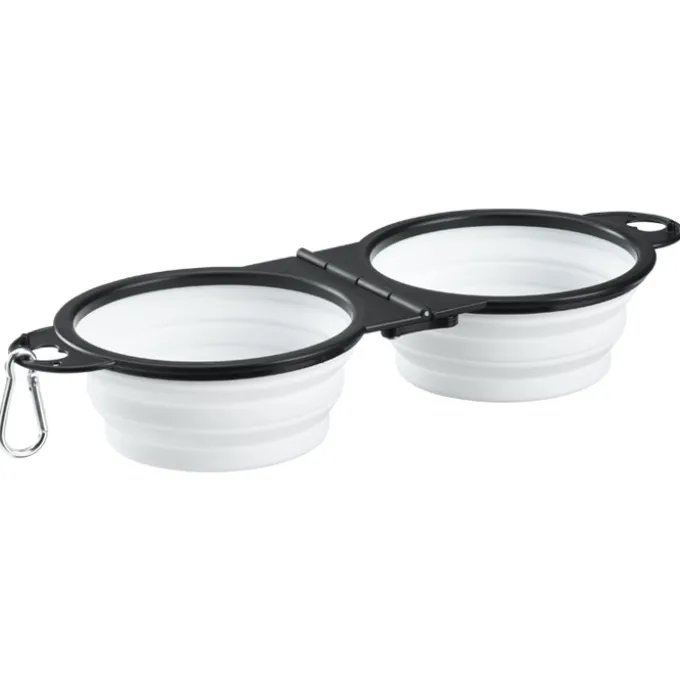 Tag Along Dual Collapsible Pet Bowl