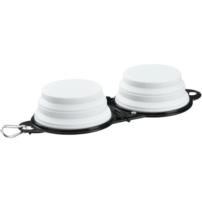 Tag Along Dual Collapsible Pet Bowl