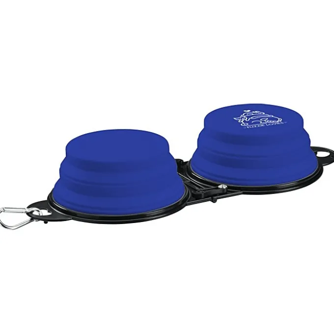 Tag Along Dual Collapsible Pet Bowl