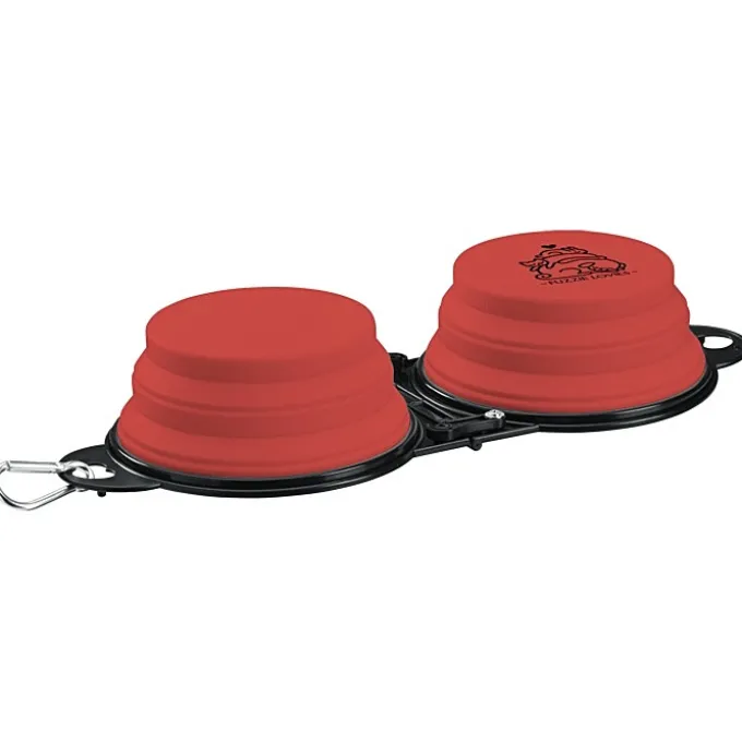 Tag Along Dual Collapsible Pet Bowl