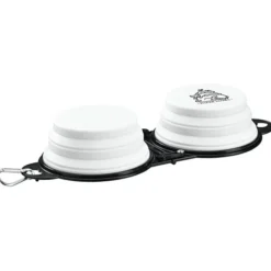 Tag Along Dual Collapsible Pet Bowl