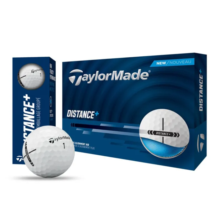 TaylorMade Distance+ Golf Ball - Dozen - 24 hr