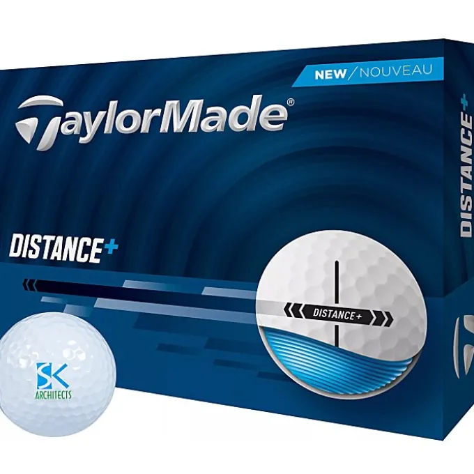 TaylorMade Distance+ Golf Ball - Dozen - 24 hr