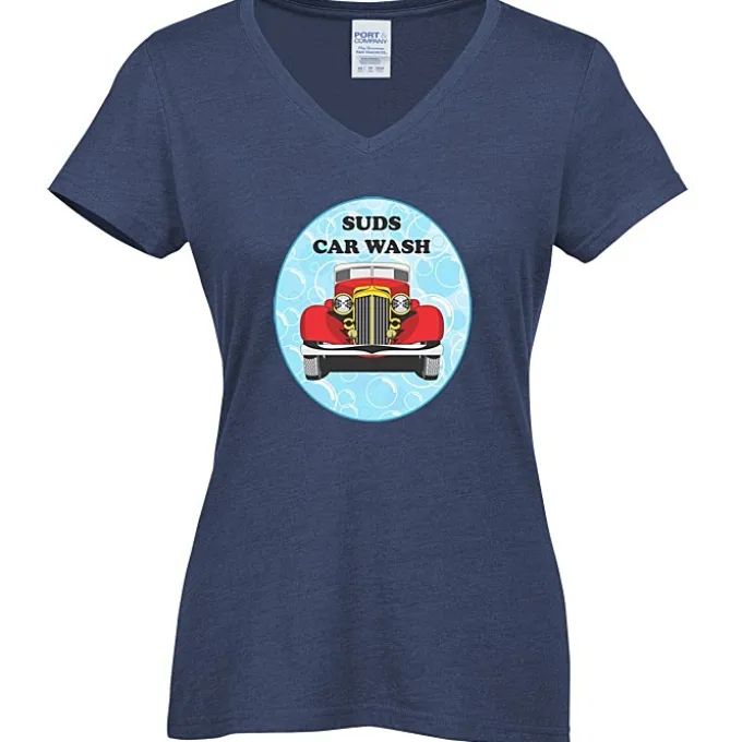 Team Favorite Blended V-Neck T-Shirt - Ladies' - Full Color