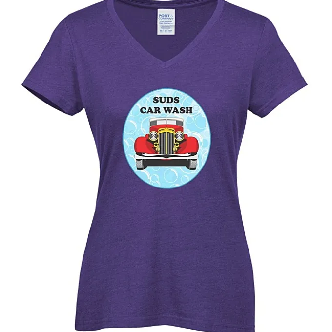 Team Favorite Blended V-Neck T-Shirt - Ladies' - Full Color