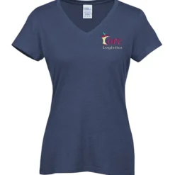 Team Favorite Blended V-Neck T-Shirt - Ladies' - Embroidered