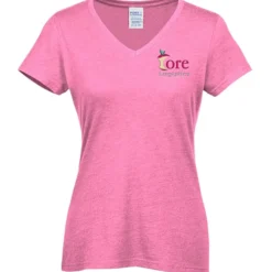 Team Favorite Blended V-Neck T-Shirt - Ladies' - Embroidered