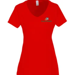 Team Favorite 4.5-oz V-Neck T-Shirt - Ladies' - Embroidered