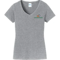 Team Favorite 4.5-oz V-Neck T-Shirt - Ladies' - Embroidered