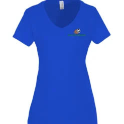 Team Favorite 4.5-oz V-Neck T-Shirt - Ladies' - Embroidered