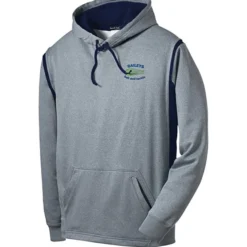 Tech Fleece Hooded Sweatshirt - Heathered - Embroidered