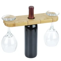 Temecula 3-Piece Bamboo Wine Caddy