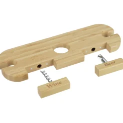 Temecula 3-Piece Bamboo Wine Caddy