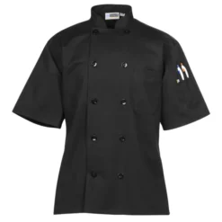 Ten Button Short Sleeve Chef Coat