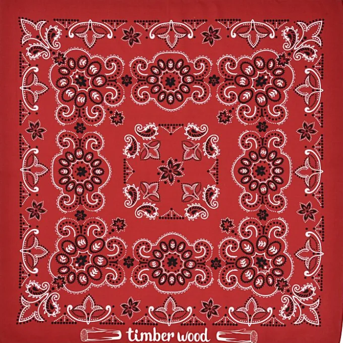 Texas Paisley Bandana - 27 inches x 27 inches