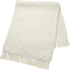 Textured Herringbone Woven Blanket