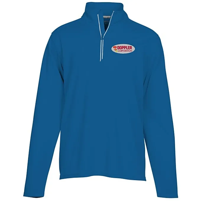 Textured 1/4-Zip Performance Pullover - Men's