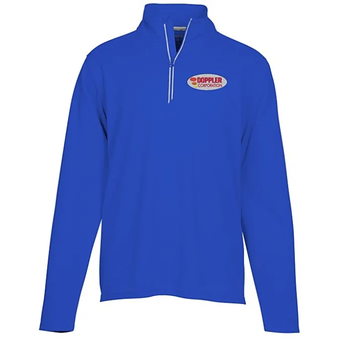 Textured 1/4-Zip Performance Pullover - Men's