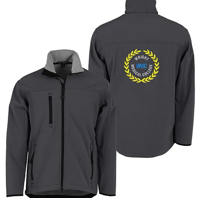 Thermal Stretch Soft Shell Jacket - Men's - Back Embroidered