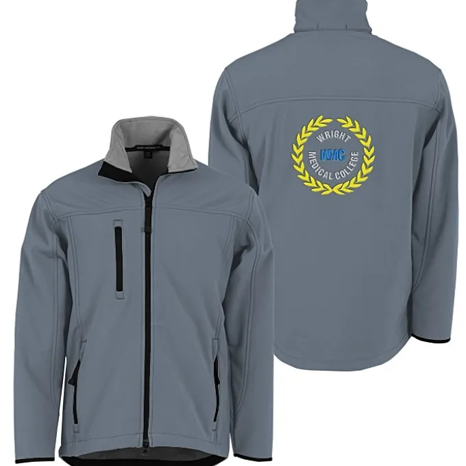 Thermal Stretch Soft Shell Jacket - Men's - Back Embroidered