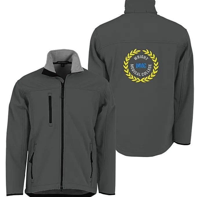 Thermal Stretch Soft Shell Jacket - Men's - Back Embroidered
