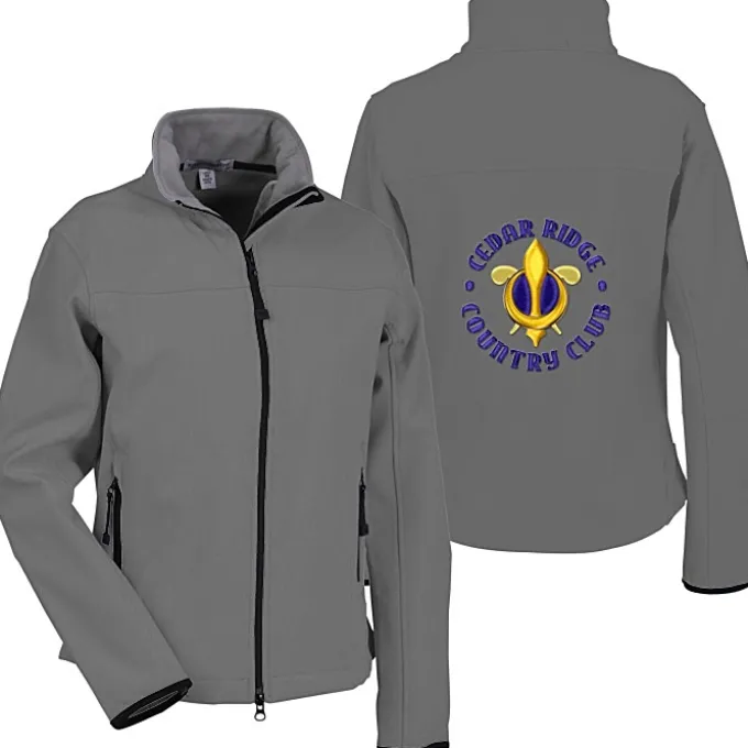 Thermal Stretch Soft Shell Jacket - Ladies' - Back Embroidered