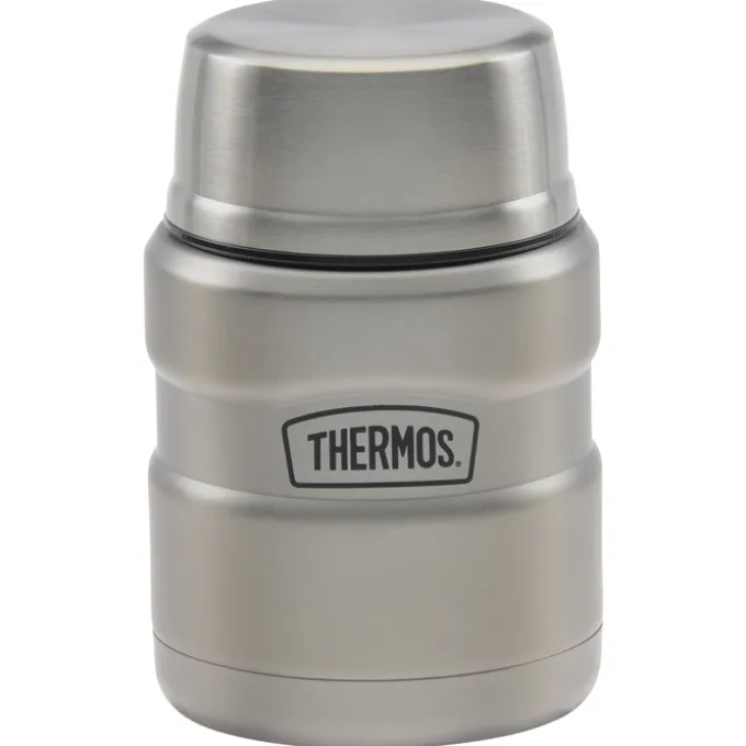 Thermos King Vacuum Food Jar - 16 oz - Laser Engraved