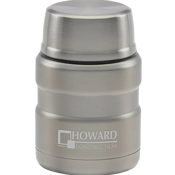 Thermos King Vacuum Food Jar - 16 oz - Laser Engraved