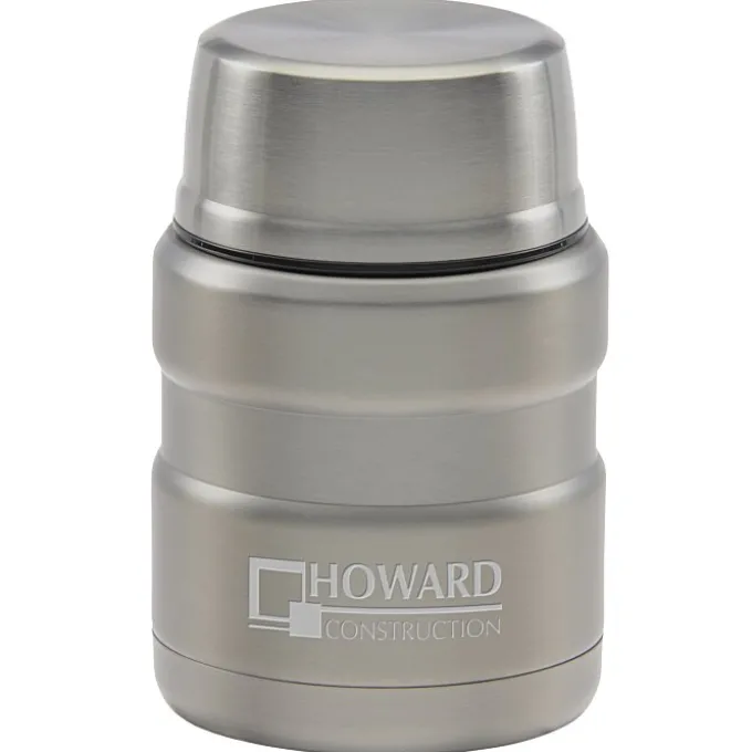 Thermos King Vacuum Food Jar - 16 oz - Laser Engraved