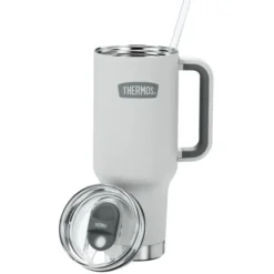 Thermos Vacuum Mug with Straw - 40 oz. - Laser Engraved