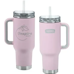 Thermos Vacuum Mug with Straw - 40 oz. - Laser Engraved - 24 hr