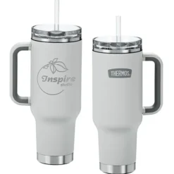 Thermos Vacuum Mug with Straw - 40 oz. - Laser Engraved - 24 hr