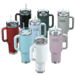 Thermos Vacuum Mug with Straw - 40 oz. - Laser Engraved - 24 hr