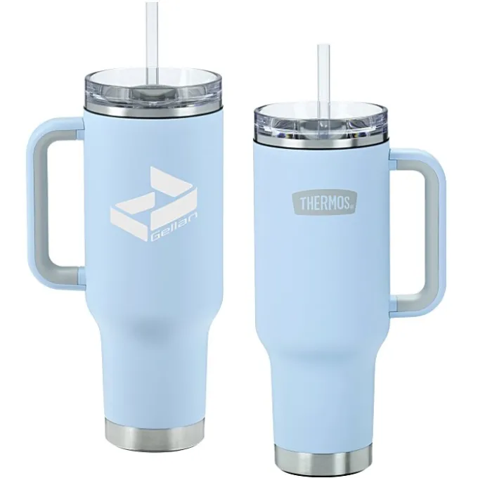 Thermos Vacuum Mug with Straw - 40 oz.